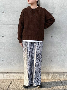 アトリエドゥサボンさん（レディース・156cm）の秋コーディネート