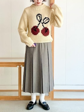 アトリエドゥサボンさん（レディース・160cm）の秋コーディネート