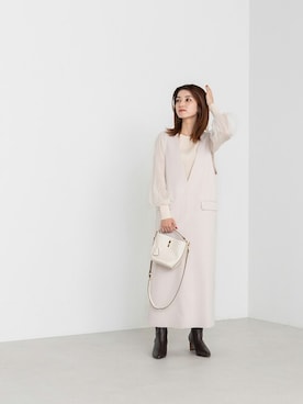 NBB STAFF 11さん（レディース・155cm）の冬コーディネート