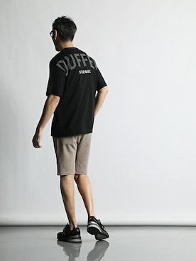 「The DUFFER of ST.GEORGE（ザダファーオブセントジョージ）のアイテム」を使った、JEEさん（メンズ・182cm）の春コーディネート