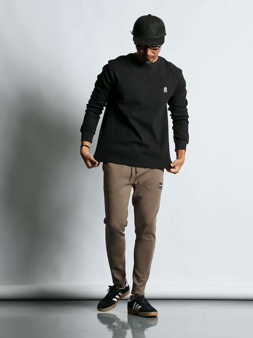 BLACK LABEL〕'SORONA' COMFY PANTS：セットアップ ダンボール