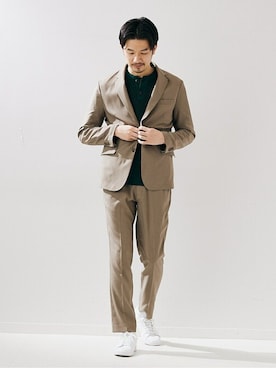 「417 EDIFICE（フォーワンセブンエディフィス）のアイテム（セットアップ）」を使った、tetsuyaさん（メンズ・178cm）の冬コーディネート