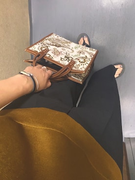 「A VACATION（アヴァケーション）のアイテム（バッグ）」を使った、xxxmanyxxxさん（レディース・153cm）の夏コーディネート