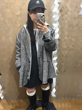 「アイテム（ワンピース/ドレス）」を使った、なつほさん（レディース・150cm）の秋コーディネート