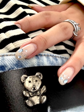 「ネイル」｜えうのいさん（レディース・163cm）の春コーディネート