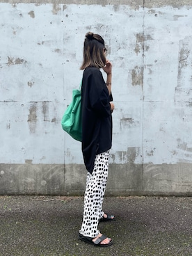 「copine（コピン）のアイテム」を使った、ayaさん（レディース・161cm）の夏コーディネート