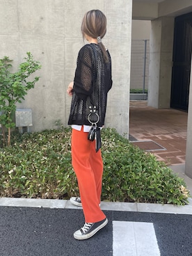 「アイテム（その他アンダーウェア/インナー）」を使った、ayaさん（レディース・161cm）の夏コーディネート