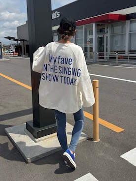 「CONVERSE（コンバース）のアイテム」を使った、ayaさん（レディース・161cm）の春コーディネート