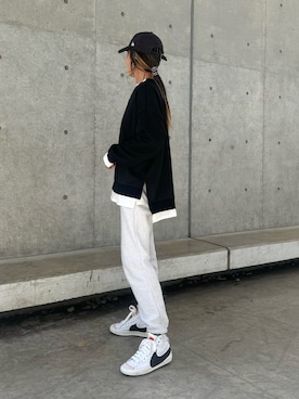 「copine（コピン）のアイテム」を使った、ayaさん（レディース・161cm）の春コーディネート