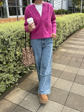 「UGG（アグ）のアイテム（ブーツ）」を使った、ayaさん（レディース・161cm）の秋コーディネート