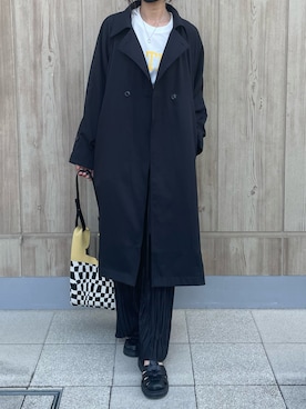 「ECRIRE（エクリール）のアイテム（ジャケット/アウター）」を使った、ayaさん（レディース・161cm）の春コーディネート