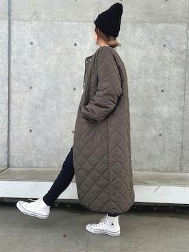 「copine（コピン）のアイテム（その他アウター）」を使った、ayaさん（レディース・161cm）の秋コーディネート