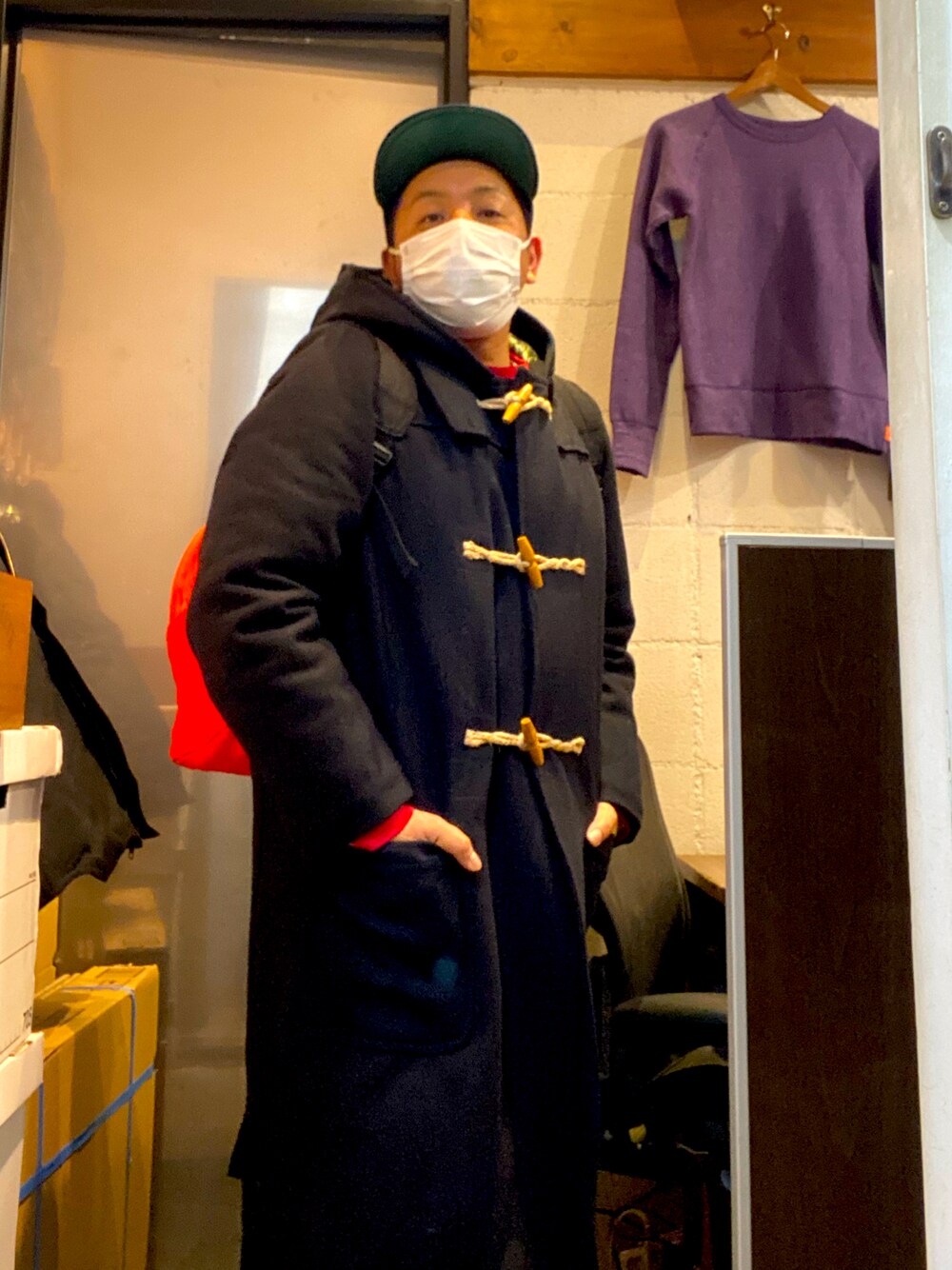 68&brothersのダッフルコートを使った人気ファッションコーディネート