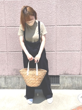 「JOURNAL STANDARD relume（ジャーナルスタンダード　レリューム）のアイテム（オールインワン・サロペット）」を使った、ma-yan◡̈さん（レディース・154cm）の春コーディネート