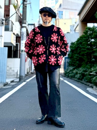 CHRISTOPHER NEMETHのキャスケットを使ったメンズ人気ファッション