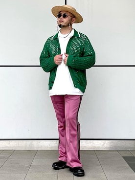 「Sillage（シアージ）のアイテム」を使った、Yoshihito Hayashiさん（メンズ・170cm）の春コーディネート