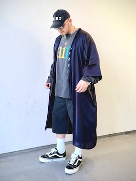 「アイテム（ブレスレット）」を使った、Yoshihito Hayashiさん（メンズ・170cm）の夏コーディネート