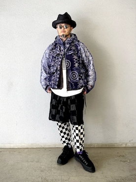 「アイテム（マウンテンパーカー）」を使った、Yoshihito Hayashiさん（メンズ・170cm）の夏コーディネート