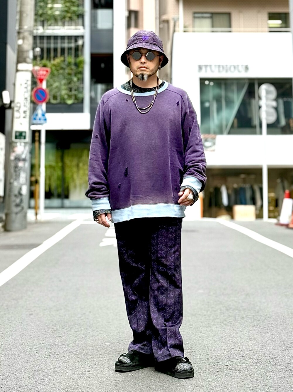 Needles（ニードルス）の「【Needles/ニードルズ】2-Tone Crew