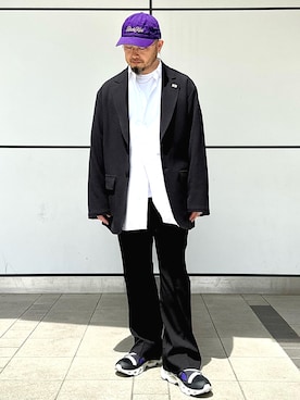 「International Gallery BEAMS（インターナショナルギャラリービームス）のアイテム（テーラードジャケット）」を使った、Yoshihito Hayashiさん（メンズ・170cm）の春コーディネート