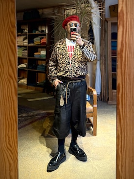 「GEORGE COX（ジョージコックス）のアイテム」を使った、Yoshihito Hayashiさん（メンズ・170cm）の冬コーディネート