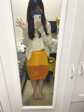 「dresseumのアイテム（スカート、その他）」を使った、Angeliviaさん（レディース・158cm）の秋コーディネート