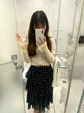 「Kastane（カスタネ）のアイテム（ファッション雑貨、ベージュ系）」を使った、Angeliviaさん（レディース・158cm）の秋コーディネート