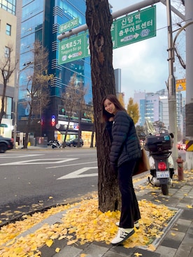 「TORY BURCH（トリーバーチ）のアイテム」を使った、AY♡さん（レディース・158cm）の冬コーディネート