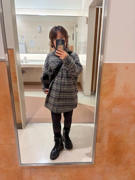 「アイテム（パンツ）」を使った、m a h o さん（レディース・143cm）の秋コーディネート