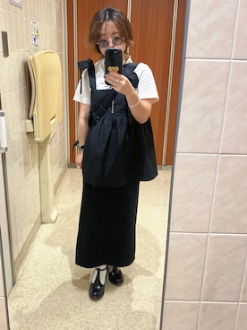 「アイテム（スカート）」を使った、m a h o さん（レディース・143cm）の夏コーディネート