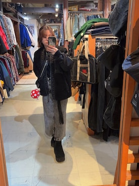 「GAP（ギャップ）のアイテム（トップス）」を使った、m a h o さん（レディース・143cm）の冬コーディネート