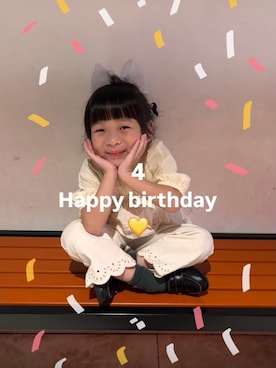 「子供服」｜Maxineさん（レディース・100cm）の春コーディネート