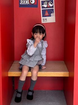「子供服」｜Maxineさん（レディース・100cm）の春コーディネート