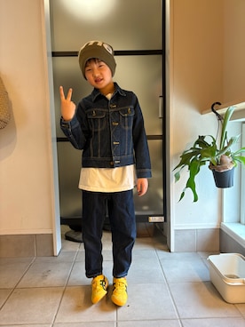 NANASEさん(キッズ・133cm)の冬コーディネート