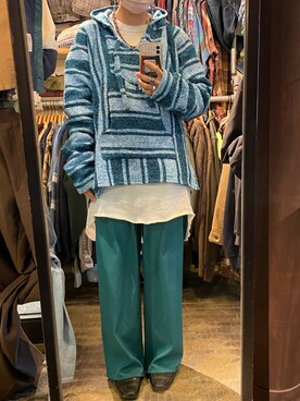 「Kastane」｜「アイテム（パーカー）」を使った、ユキさん（レディース・157cm）の冬コーディネート