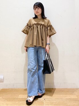 みなみさん（レディース・157cm）の夏コーディネート