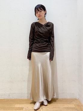 みなみさん（レディース・157cm）の秋コーディネート