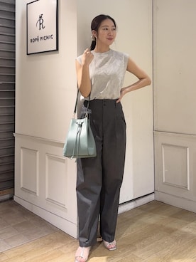 「アイテム（チノパンツ）」を使った、mariさん（レディース・160cm・30代）の夏コーディネート