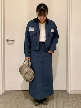 「AVIREX（アヴィレックス）のアイテム（ジャケット/アウター）」を使った、けいてぃさん（レディース・157cm）の秋コーディネート