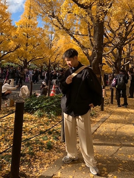 「CIAOPANIC TYPY（チャオパニックティピー）のアイテム」を使った、I7ariさん（メンズ・169cm）の春コーディネート