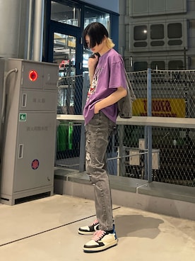 「A‘gem 9（エージェムナイン）のアイテム」を使った、さくひろさん（メンズ・183cm）の秋コーディネート