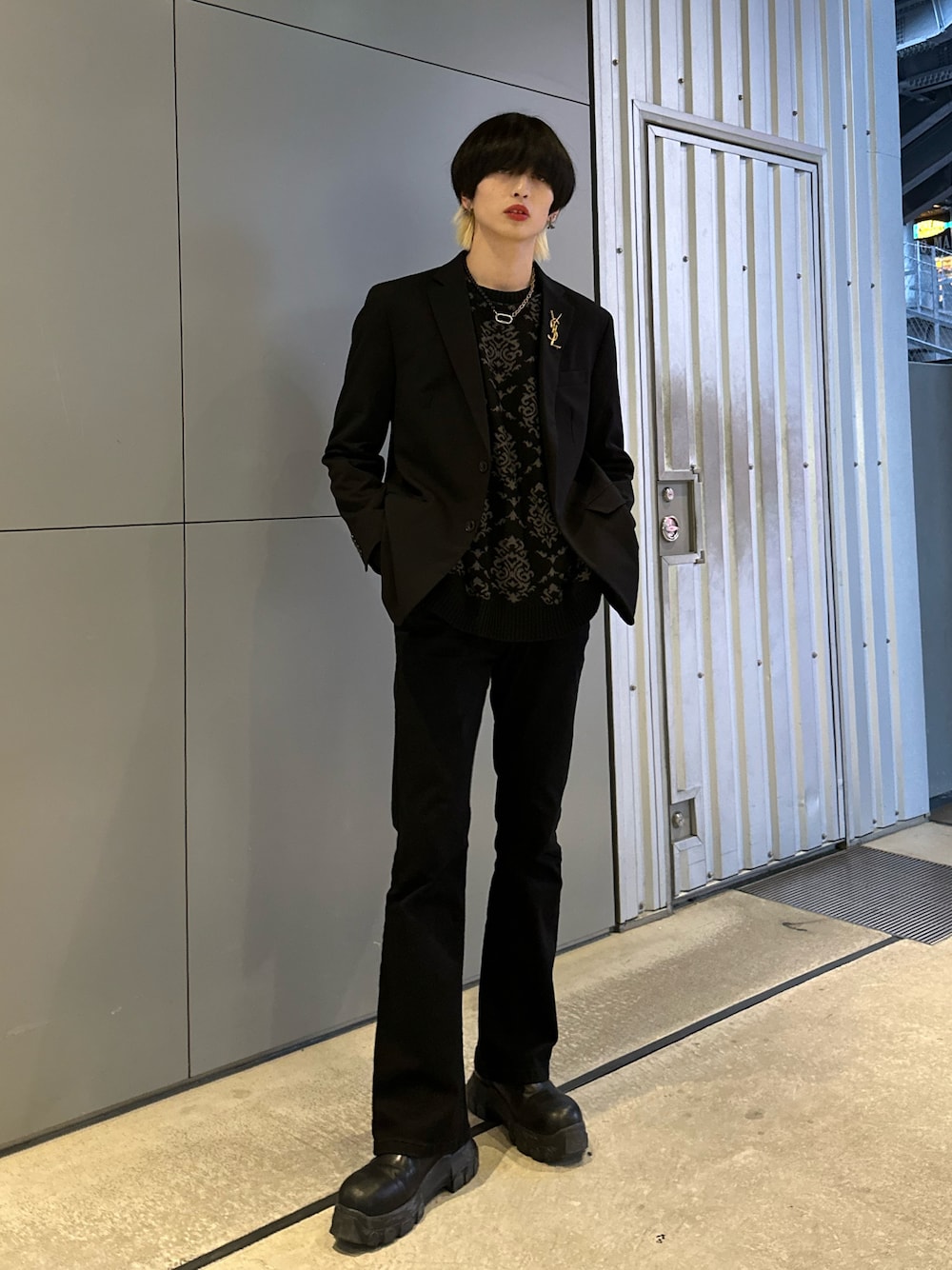 Saint Laurent レディース ブローチ・コサージュ Yves Saint Laurent - Yves Saint Laurent ゴールド ブローチの