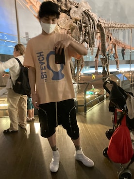 「Rick Owens（リックオウエンス）のアイテム（帽子）」を使った、コウさん（メンズ・182cm）の冬コーディネート