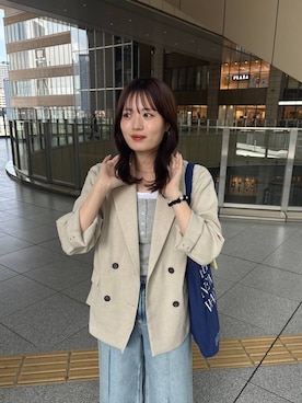 「リラックス」｜waka72002さん（レディース・164cm）の春コーディネート