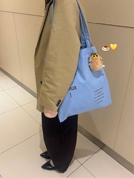 「Me%（ミィパーセント）の【ポムポムプリン】ぬいキーホルダー 612284（キーホルダー、その他）」を使った、waka72002さん（レディース）の春コーディネート