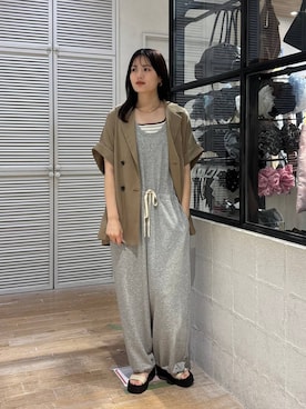 「リラックス」｜waka72002さん（レディース・164cm）の春コーディネート