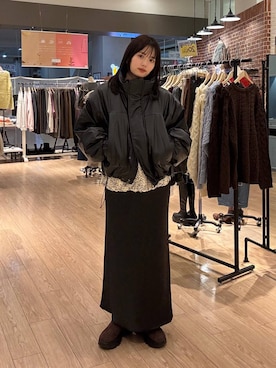 「LOWRYS FARM（ローリーズファーム）のアイテム（ニット/セーター）」を使った、waka72002さん（レディース・164cm）の秋コーディネート