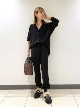 「アイテム（その他トップス）」を使った、sayakaさん（レディース・158cm・20代）の秋コーディネート