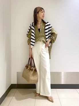 「COTTO（コトゥー）のアイテム」を使った、sayakaさん（レディース・158cm）の春コーディネート