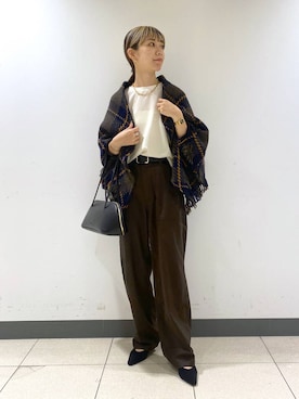 「アイテム（チノパンツ）」を使った、sayakaさん（レディース・158cm・20代）の秋コーディネート